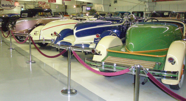 Cussler's collection of tail - boat tails!