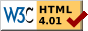 Valid HTML 4